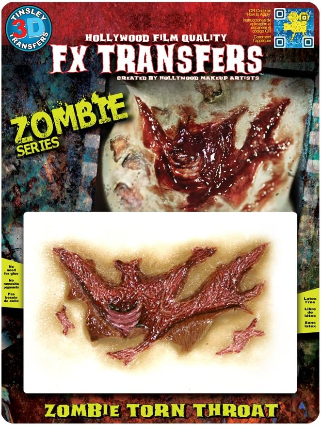 Transferts 3D FX Torn Throat de Zombie