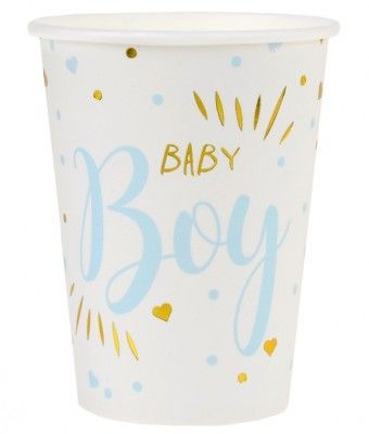 Gobelets Elegants en Carton 9 oz pour Baby Shower