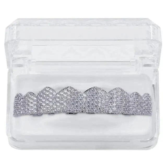 8/8 Premium Iced Out Grillz Ensemble - Passeport Cases