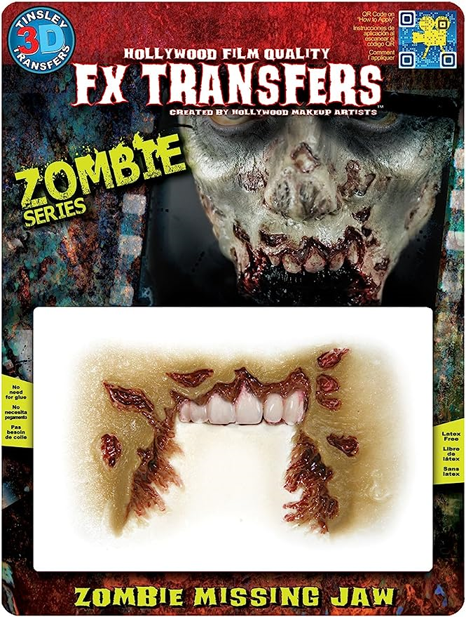 Transferts 3D FX Zombie Mâchoire Manquante