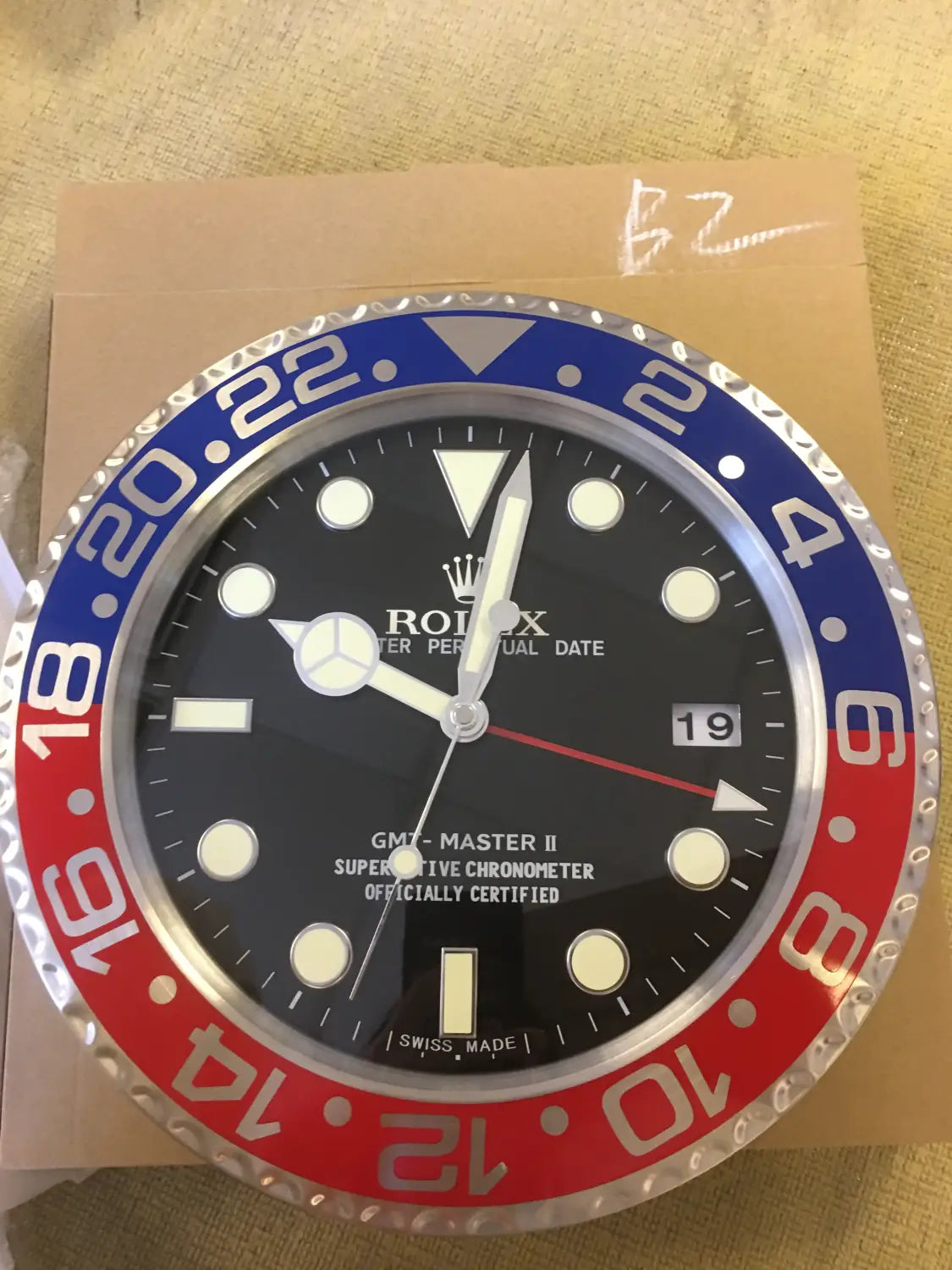 Horloge murale - GMT master II pepsi