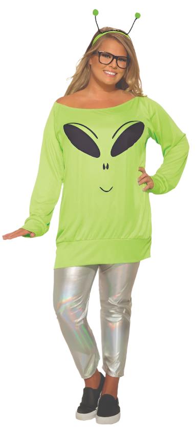 Costume Alien Spaced Out - Taille Plus