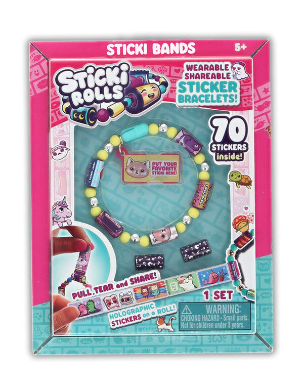 Bracelets Autocollants Sticki Rolls : Créez et Partagez Votre Style!