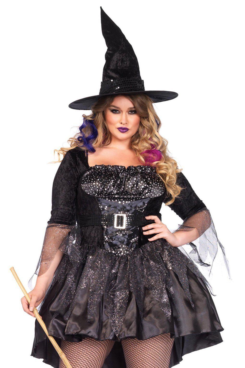 Robe Envoûtante Black Magic Mistress de Leg Avenue