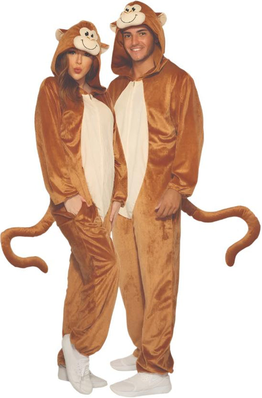 Monkey Jumpsuit Adult Costume