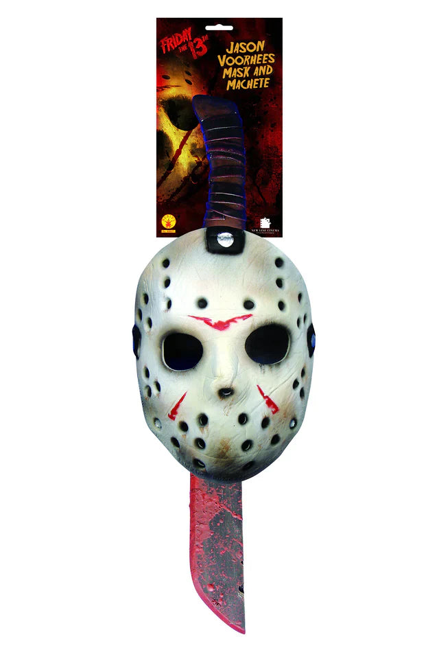 Ensemble Masque et Machette Jason pour Frissons Inoubliables