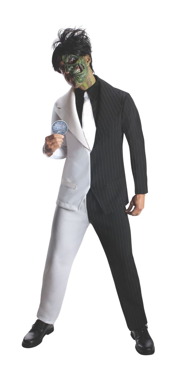 Costume Two Face Batman avec Veste, Pantalon et Masque