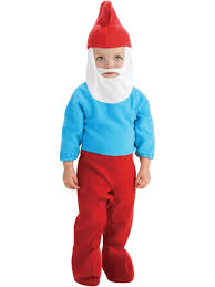 Costume de Toddler Papa Smurf pour les petits leaders