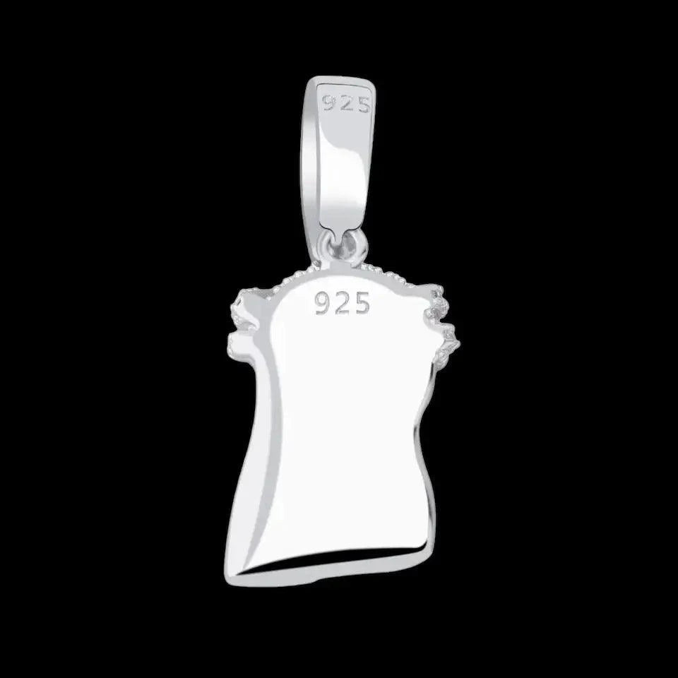 925 Argent Premium Micro Pendentif Jésus - Passeport Cases