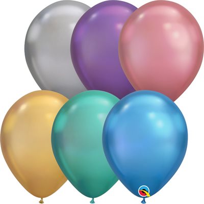 Ballons B.11'' Chrome - Éclat et Magie pour Vos Célébrations