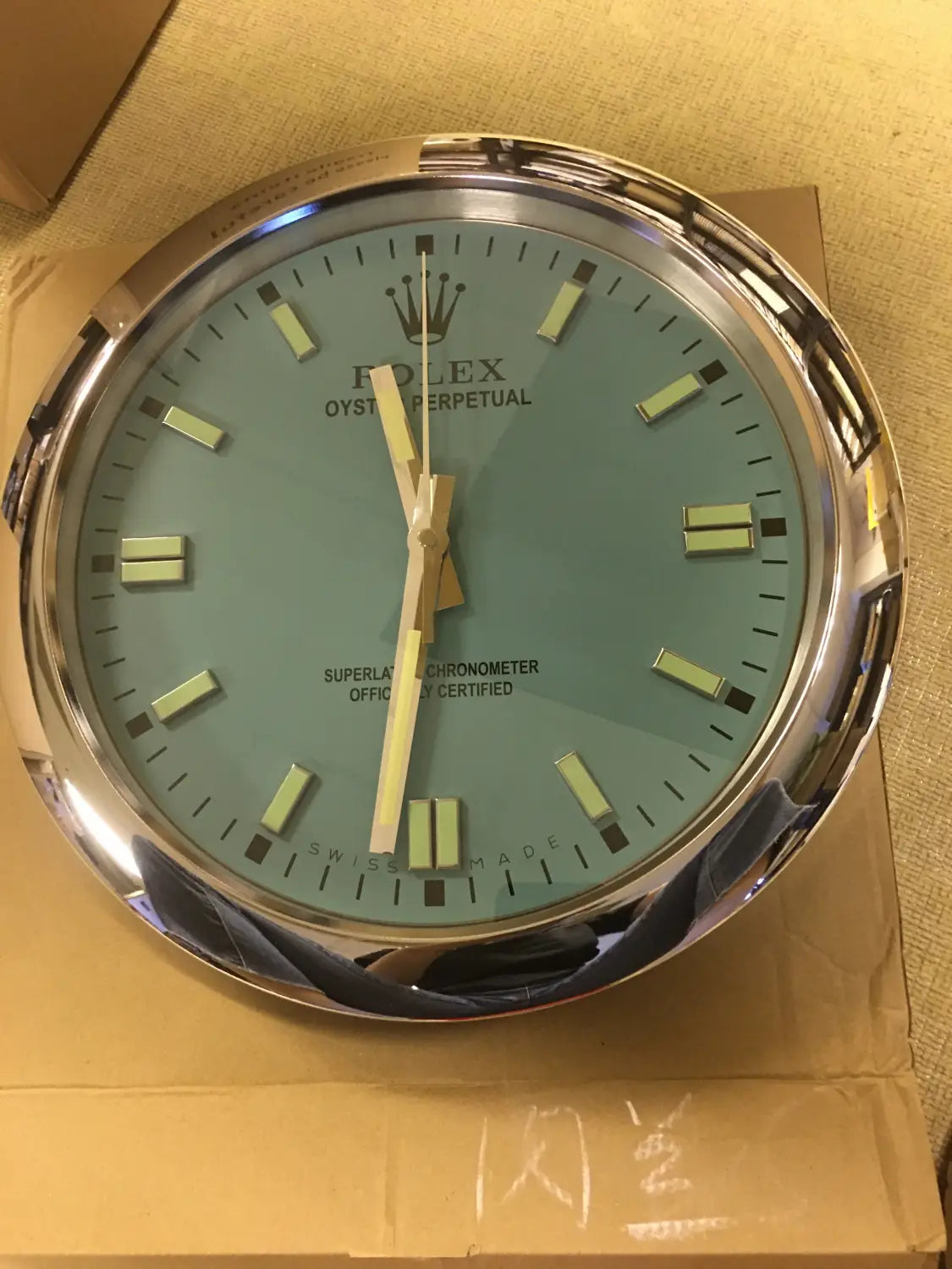 Wall clock - Oyster Perpetual Tiffany