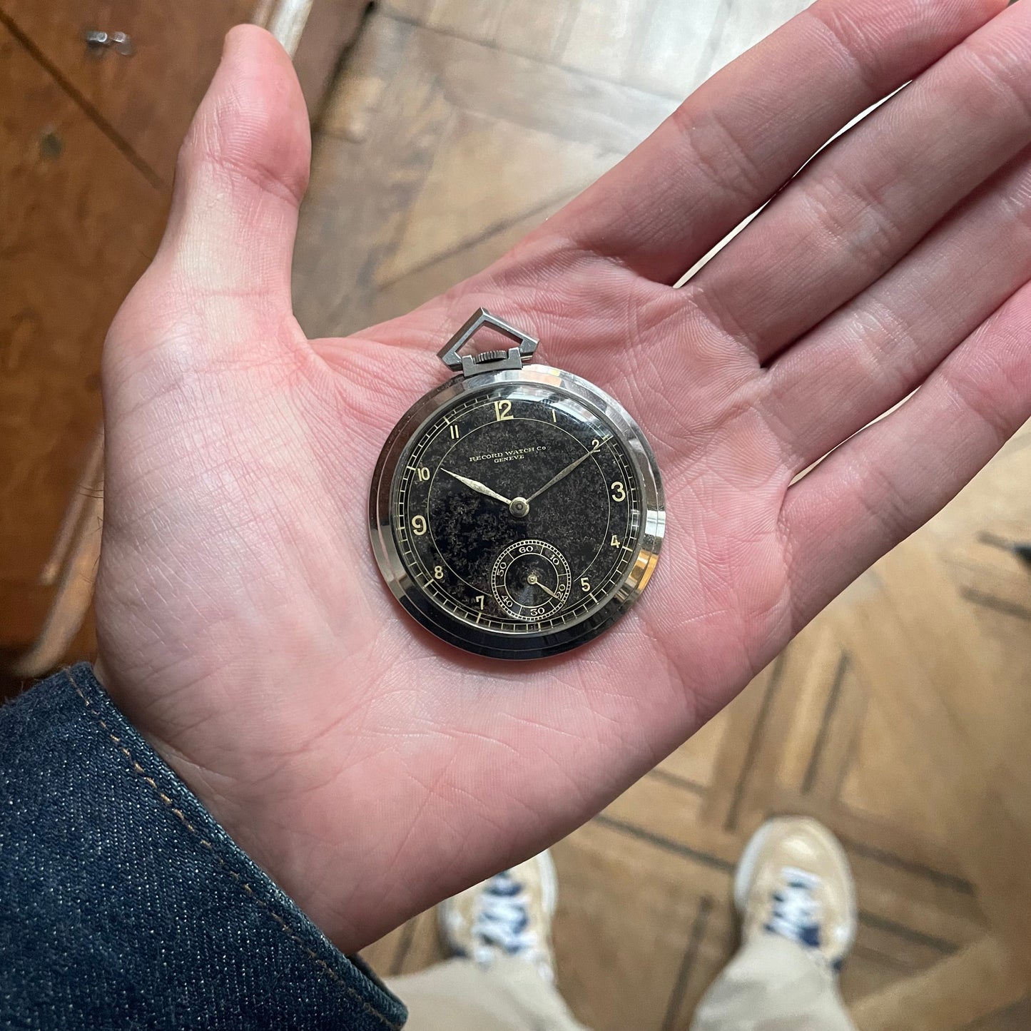 Record Watch Co “Stardust” Pocket Watch