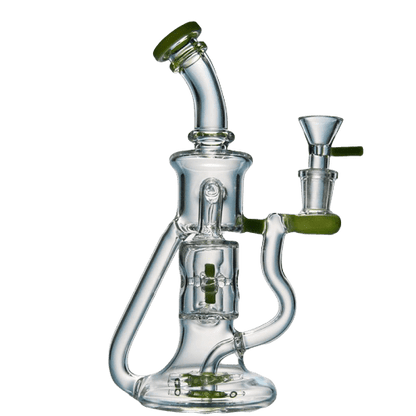 BANG A HUILE HELICE EN VERRE 22 CM - Accessoires Fumeur 420 | Professionnels de Bangs, Pipe a Eau et CBD