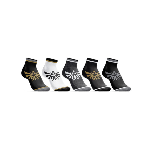 Legend Of Zelda Ankle Socks Junior (5 Pairs) - Legend Of Zelda