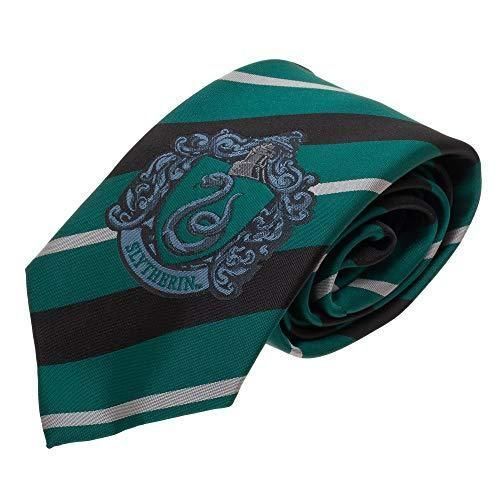 Necktie Striped Slytherin House Crest - Harry Potter