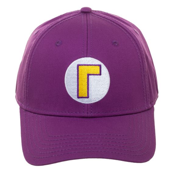 Chapeau Violet Logo Waluigi - Super Mario Bros