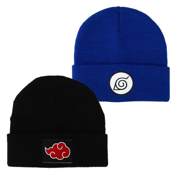 Beanie Combo Akatsuki Red Cloud / Village Caché Naruto