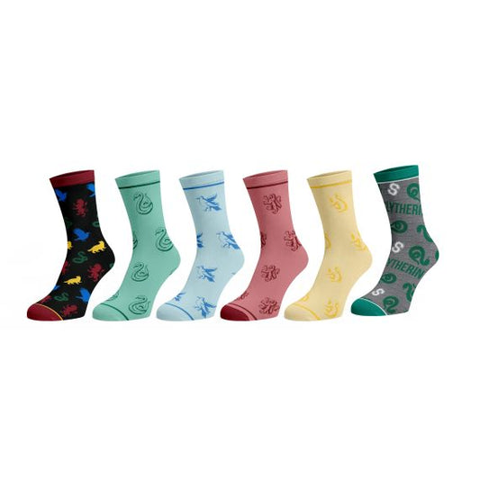 Chaussettes Combo des Maisons de Poudlard (6 Paires) - Harry Potter