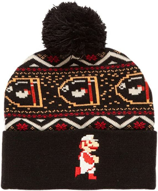 Pixilated Bullet Bills Jacquard Beanie - Super Mario Bros