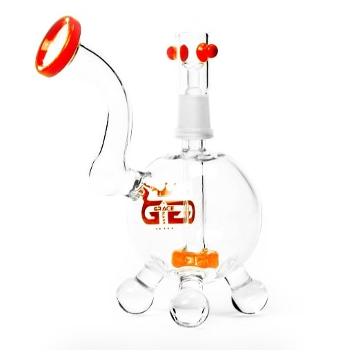 Bubbler Grace Glass Mini Ball 16 cm - Coffret Complet pour Dabbing