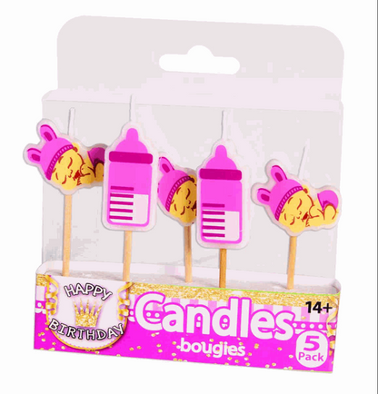 Baby Birthday Candle Set