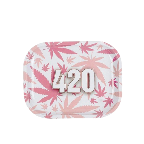 Plateau à Rouler Élégant en Rose 420 pour Moments de Détente