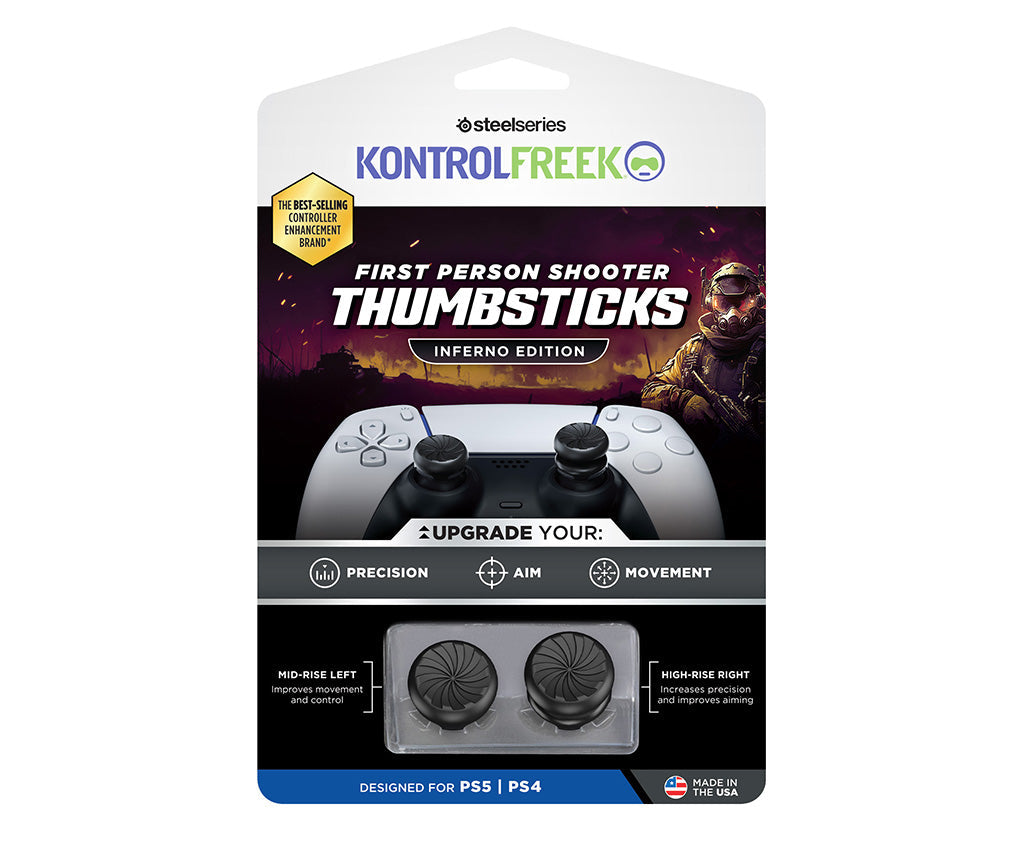 Thumbsticks Performants KontrolFreek Inferno pour Jeux de Tir à la Première Personne