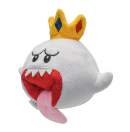 Peluche King Boo 16 cm - Le compagnon idéal des fans de Nintendo