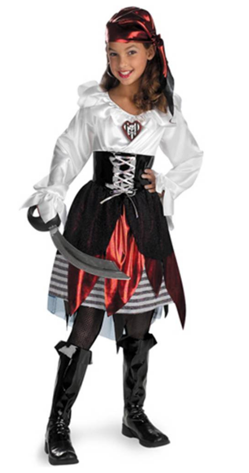 Pirate Lass Deluxe - Child Costume