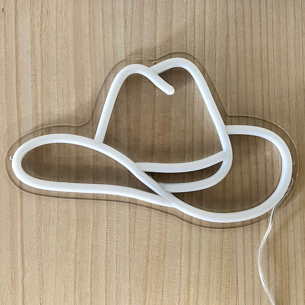 Chapeau de Cowboy Illuminé avec Variateur de Luminosité