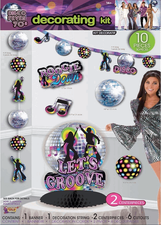 Kit de Décorations Disco des Années 70