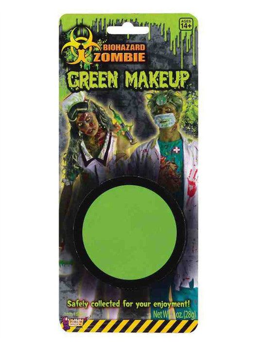 Maquillage Biohazard Zombie Vert Saisissant