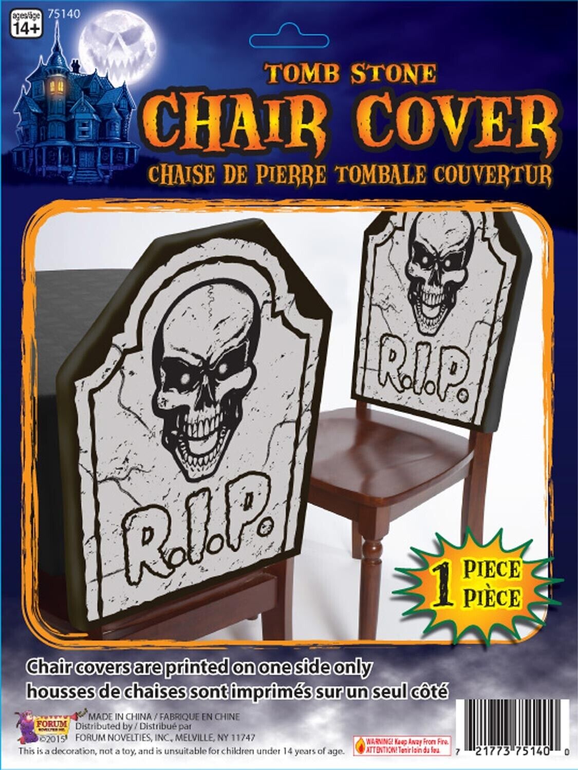 Housse de Chaise Tombstone Halloween