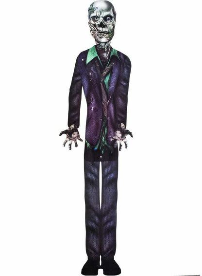 Costume Zombie Cutouts 60" - Élégance Macabre