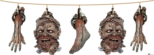 Zombie Head Garland