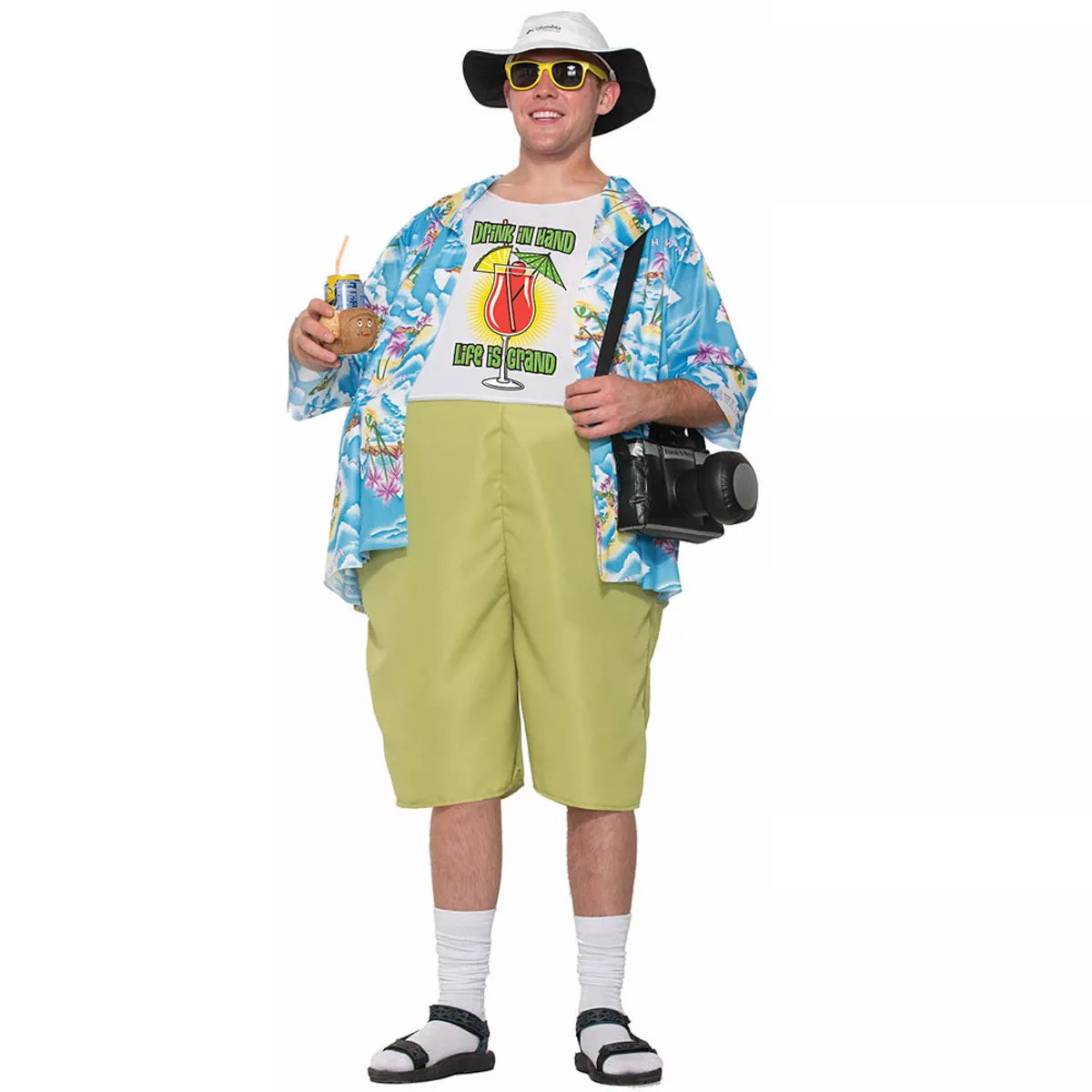 Costume Tropical Touriste Amusant