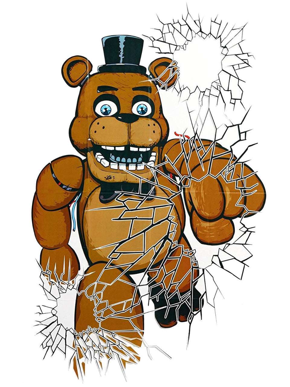 Poster de fenêtre Five Nights At Freddy's - Décoration Horrifique