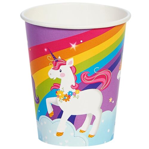 Gobelets en papier Licorne Féérique - 9oz