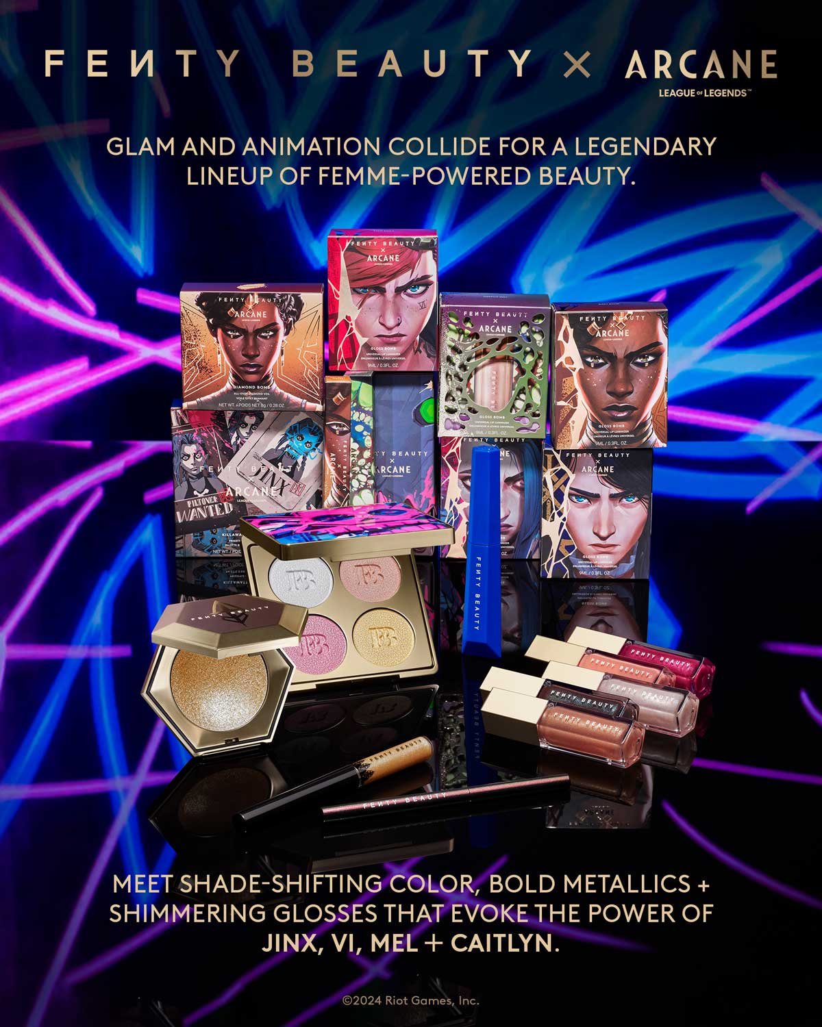 Fenty Beauty x Arcane: The Legends Vault