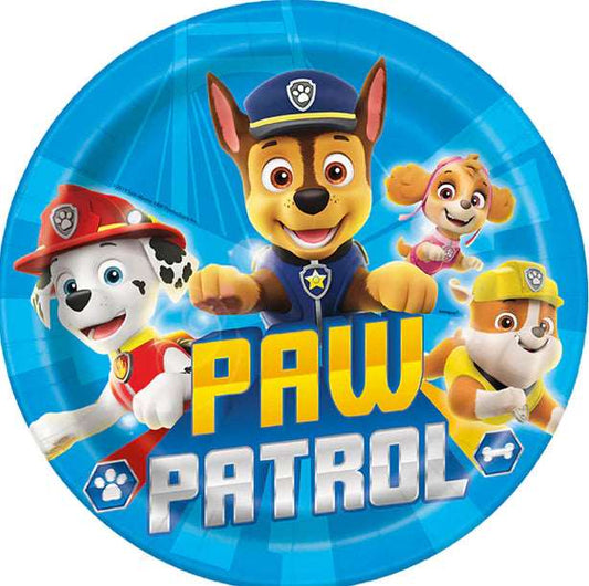 Assiettes Paw Patrol 9'' - Fête Magique pour Enfants