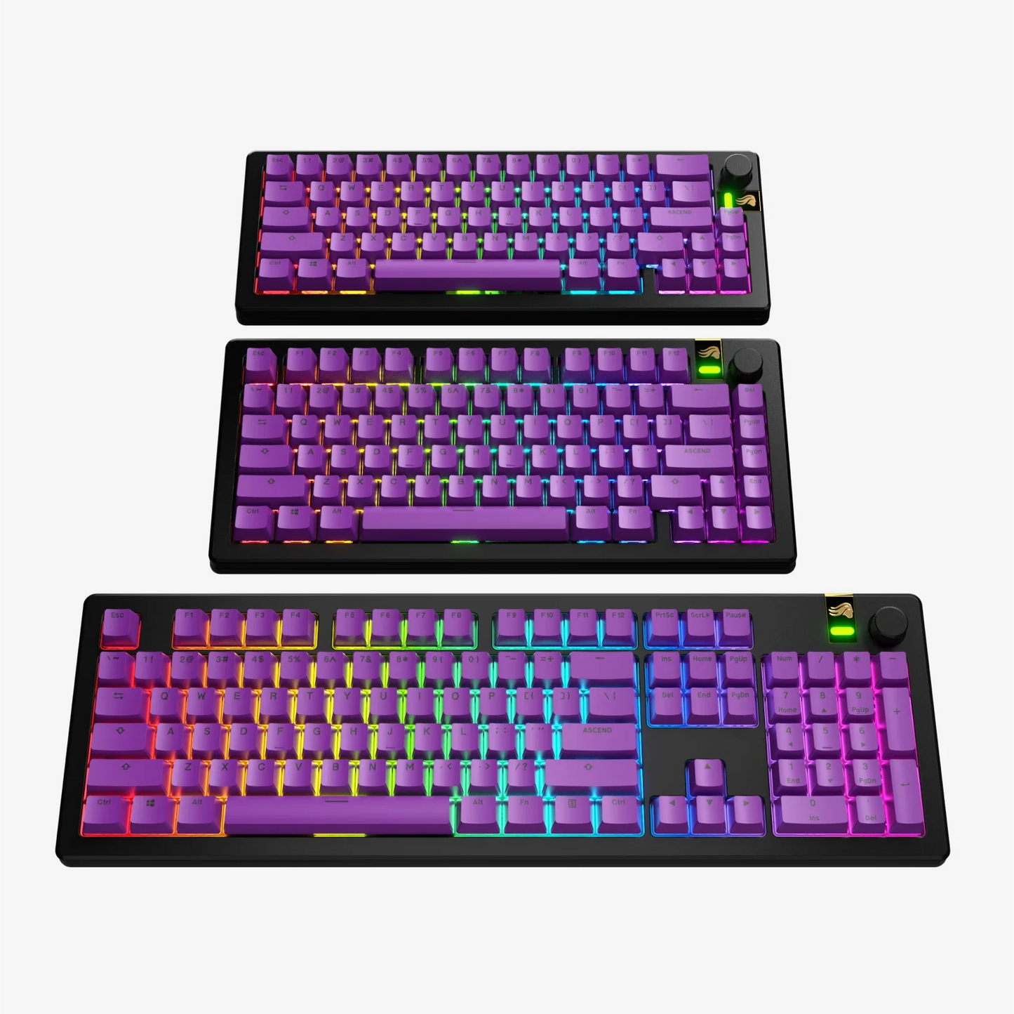 GPBT keyboard keys Epic Purple Basics