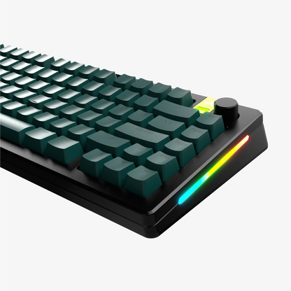 GPBT Totem Keycaps in PBT Green Basics