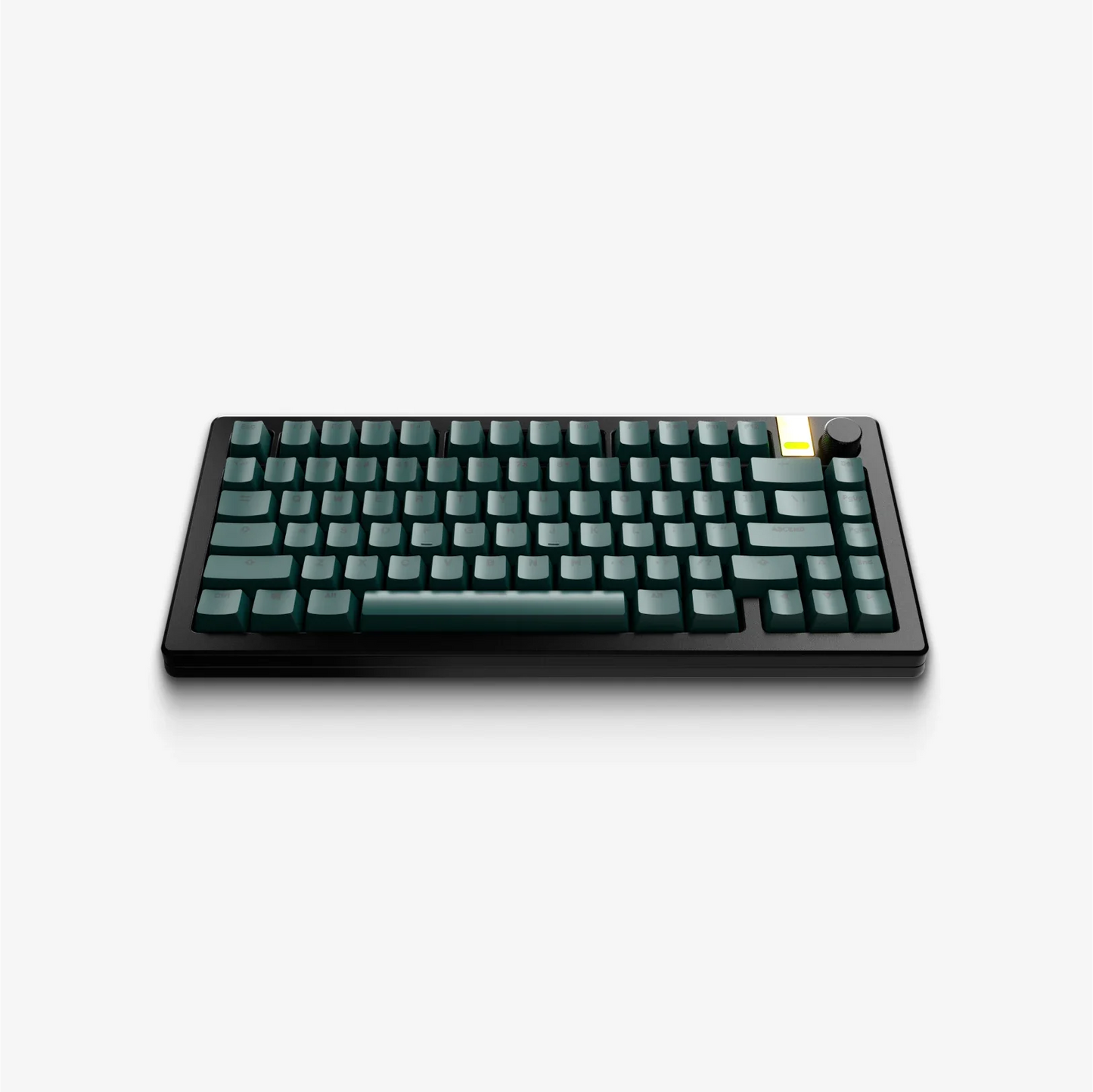 GPBT Totem Keycaps in PBT Green Basics