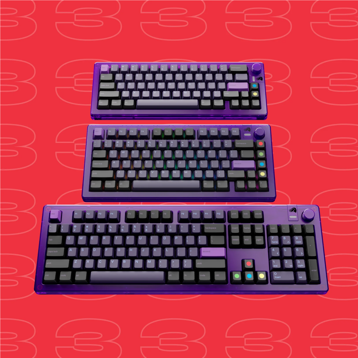 GPBT Atomic Keycaps - Retro Gaming