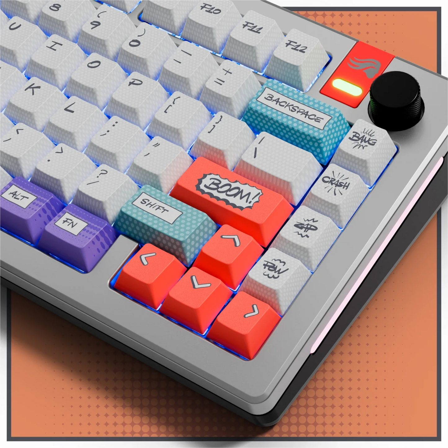 GPBT Comic boom Keycaps - Limited edition