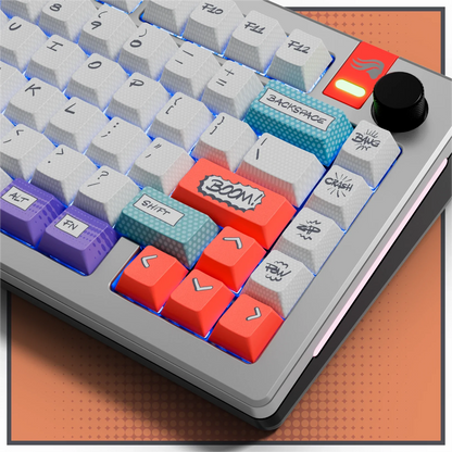 GPBT Comic boom Keycaps - Limited edition