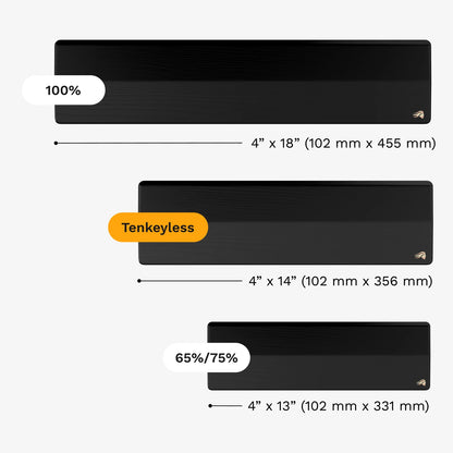 Ergonomic wooden ergonomic footprint for gmmk 3 keyboards