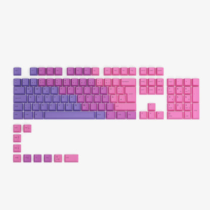 GPBT Nebula keycaps in German, full kit layout