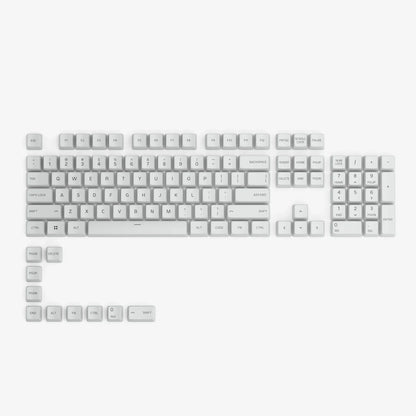 Keycaps PBT Arctic White Dye Sublimated - Premium Cherry profil