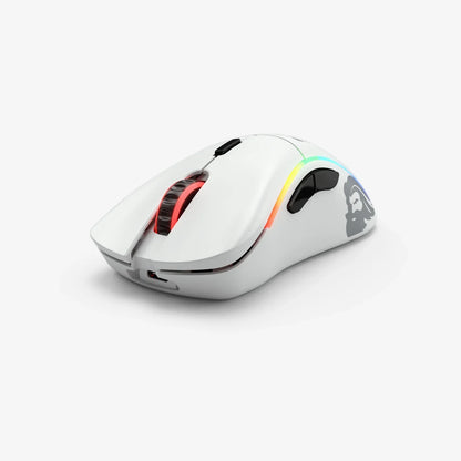 Model D Wireless in Matte White front angle view